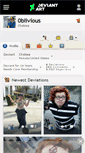 Mobile Screenshot of 0blivious.deviantart.com