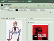 Tablet Screenshot of mynameisgrey.deviantart.com