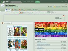 Tablet Screenshot of daeshagoddess.deviantart.com