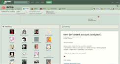 Desktop Screenshot of darlings.deviantart.com