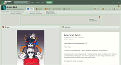 Desktop Screenshot of green-bird.deviantart.com