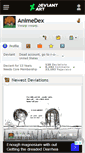 Mobile Screenshot of animedex.deviantart.com