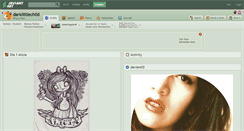 Desktop Screenshot of darklittlechild.deviantart.com