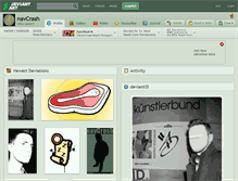 Tablet Screenshot of navcrash.deviantart.com