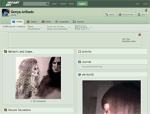 Tablet Screenshot of genya-arikado.deviantart.com