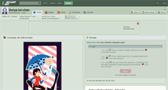 Desktop Screenshot of dunya-lun-chan.deviantart.com