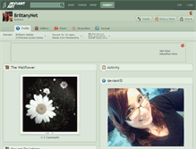 Tablet Screenshot of brittanynet.deviantart.com