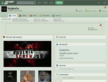 Tablet Screenshot of kojakoow.deviantart.com