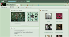 Desktop Screenshot of hug-a-zombie.deviantart.com