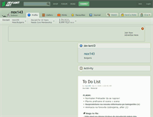 Tablet Screenshot of nox143.deviantart.com