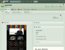 Tablet Screenshot of mitch2004.deviantart.com