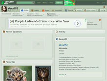 Tablet Screenshot of alexa192.deviantart.com