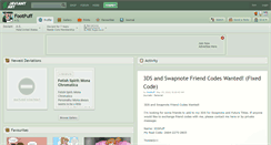 Desktop Screenshot of footpuff.deviantart.com