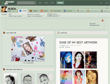 Tablet Screenshot of mlboa.deviantart.com
