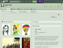 Tablet Screenshot of missy-ellen.deviantart.com