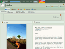 Tablet Screenshot of heddybear.deviantart.com