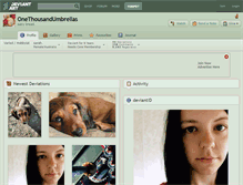 Tablet Screenshot of onethousandumbrellas.deviantart.com