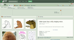 Desktop Screenshot of ikth.deviantart.com