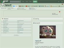 Tablet Screenshot of gigalypuff.deviantart.com