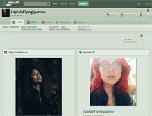 Tablet Screenshot of captainflyingsparrow.deviantart.com