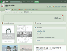 Tablet Screenshot of haku-fan-club.deviantart.com