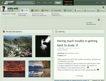 Tablet Screenshot of eddy-edd.deviantart.com