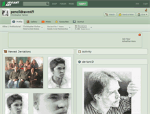 Tablet Screenshot of pencildrawn69.deviantart.com