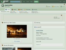 Tablet Screenshot of euancraine.deviantart.com