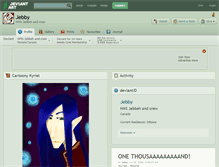 Tablet Screenshot of jebby.deviantart.com