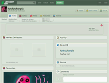 Tablet Screenshot of kyukyukunplz.deviantart.com