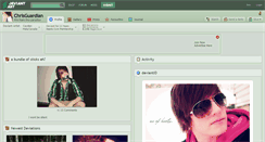 Desktop Screenshot of chrisguardian.deviantart.com