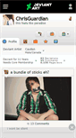 Mobile Screenshot of chrisguardian.deviantart.com