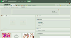 Desktop Screenshot of explode14.deviantart.com