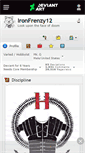 Mobile Screenshot of ironfrenzy12.deviantart.com