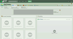Desktop Screenshot of nickthemey.deviantart.com