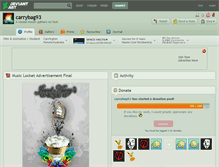 Tablet Screenshot of carrybag93.deviantart.com