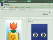 Tablet Screenshot of dajmeros.deviantart.com