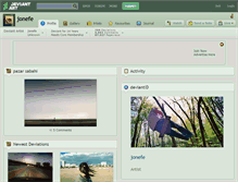 Tablet Screenshot of jonefe.deviantart.com