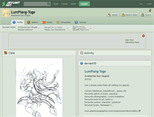 Tablet Screenshot of lumpiang-toge.deviantart.com