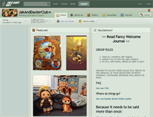 Tablet Screenshot of jakanddaxterclub.deviantart.com