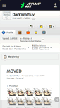 Mobile Screenshot of darkwolfluv.deviantart.com