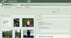 Desktop Screenshot of daughtercrow.deviantart.com