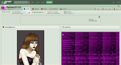 Desktop Screenshot of harmony21210.deviantart.com