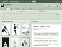 Tablet Screenshot of pablopilgrim.deviantart.com