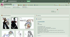 Desktop Screenshot of crystalmelodie.deviantart.com