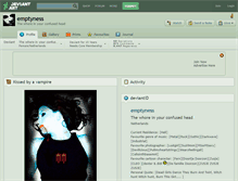 Tablet Screenshot of emptyness.deviantart.com