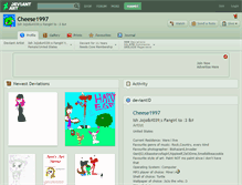 Tablet Screenshot of cheese1997.deviantart.com