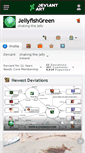 Mobile Screenshot of jellyfishgreen.deviantart.com