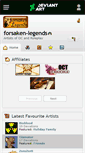 Mobile Screenshot of forsaken-legends.deviantart.com