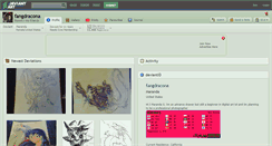 Desktop Screenshot of fangdracona.deviantart.com